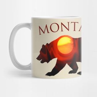 Montana Sunrise Grizzly Bear Mug